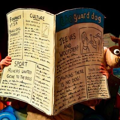 Little Angel Theatre's production of Dogs don't do ballet